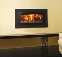 Riva Studio 2 Steel XS in Jet Black Metallic 8kw, Woodburning